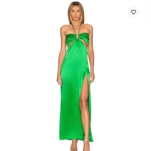 Brand new NICHOLAS green midi dress